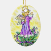 Eloise KerstAngel JL Biel Keramisch Ornament (Achterkant)
