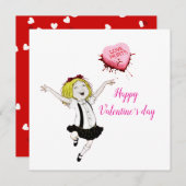 Eloise met Valentijnsdag Feestdagenkaart (Voorkant / Achterkant)