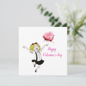 Eloise met Valentijnsdag Feestdagenkaart (Staand voorkant)