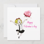 Eloise met Valentijnsdag Feestdagenkaart (Voorkant)