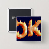 Elokut Vierkante Button 5,1 Cm (Voorkant /achterkant)