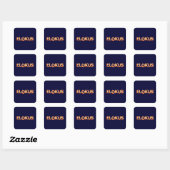 Elokut Vierkante Sticker (Vel)