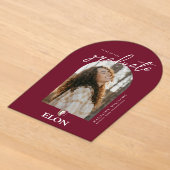 Elon | Afgestudeerd 20XX Acryl Uitnodigingen (Laagn)