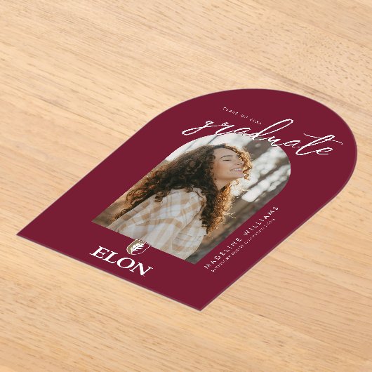 Elon | Afstuderen 20XX Acryl Uitnodigingen (Laagn)