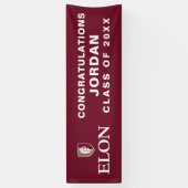 Elon | Afstuderen 20XX Spandoek (Verticaal)