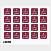 Elon | Afstuderen 20XX Vierkante Sticker (Vel)