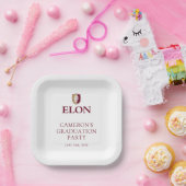Elon Afstuderen Papieren Bordje (Feest)