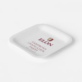 Elon Afstuderen Papieren Bordje (Gebogen)