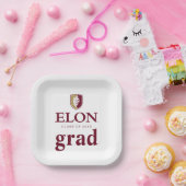 Elon Afstuderen Papieren Bordje (Feest)