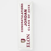 Elon Afstuderen Spandoek (Verticaal)