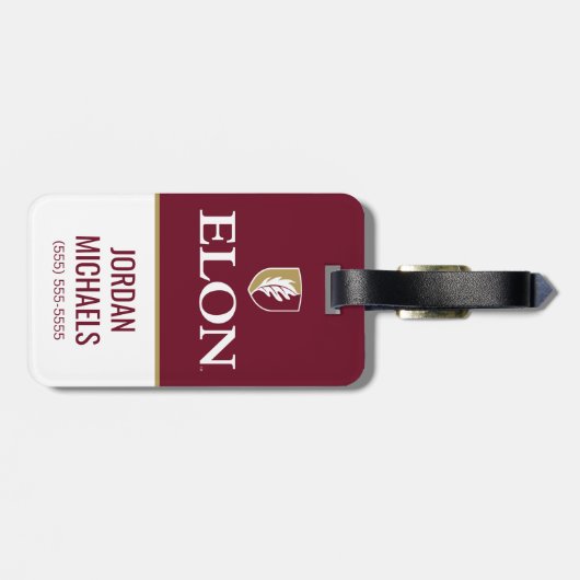 Elon Bagagelabel (Achterkant horizontaal)