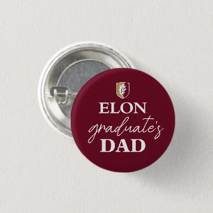 Elon De vader van de afgestudeerde Ronde Button 3,2 Cm