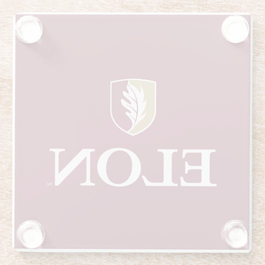 Elon Glazen Onderzetter (Achterkant)