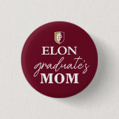 Elon | Mama van de afgestudeerde Ronde Button 3,2 Cm (Voorkant)