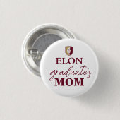 Elon | Mama van de afgestudeerde Ronde Button 3,2 Cm (Voorkant /achterkant)