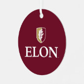 Elon Metalen Ornament (Voorkant links)