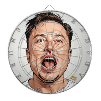 Elon Musk Dartboard - Take Your Best Shot Dartbord