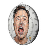 Elon Musk Dartboard - Take Your Best Shot Dartbord (Voorkant Rechts)