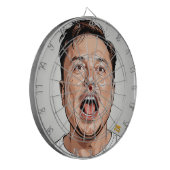 Elon Musk Dartboard - Take Your Best Shot Dartbord (Voorkant Links)