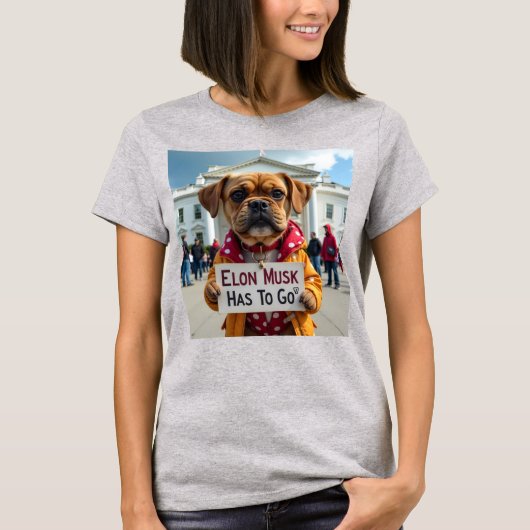 Elon Musk moet politiek bedrijven T-shirt (Voorkant)