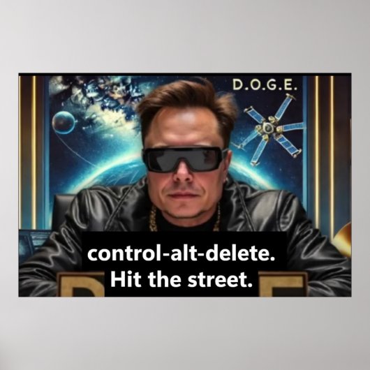 Elon Musk-Poster Poster (Voorkant)