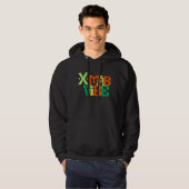 Elon Musk X-mas Vibe Mannen Hoodie (Voorkant volledig)
