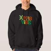 Elon Musk X-mas Vibe Mannen Hoodie (Voorkant)
