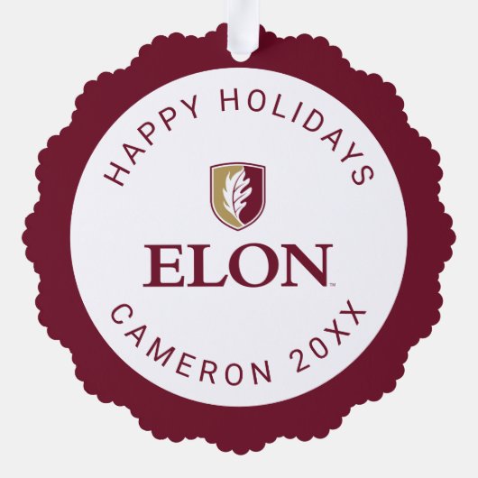 Elon Ornament Kaart (Achterkant)