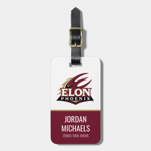 Elon Phoenix Bagagelabel (Voorkant verticaal)