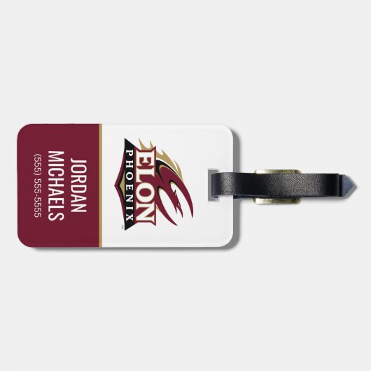 Elon Phoenix Bagagelabel (Achterkant horizontaal)