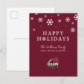 Elon Phoenix Feestdagenkaart (Voorkant / Achterkant)