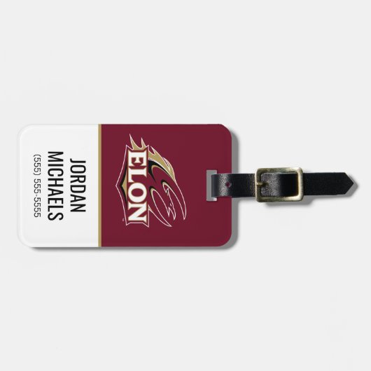 Elon Phoenix Logo Bagagelabel (Voorkant horizontaal)