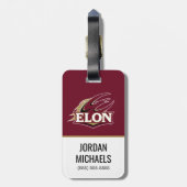 Elon Phoenix Logo Bagagelabel (Achterkant verticaal)