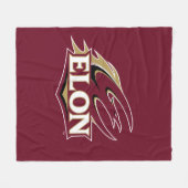 Elon Phoenix Logo Fleece Deken (Voorkant (Horizontaal))