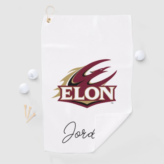 Elon Phoenix Logo Golfhanddoek (Insitu)