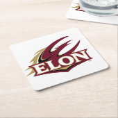 Elon Phoenix Logo Kartonnen Onderzetters (Schuin)