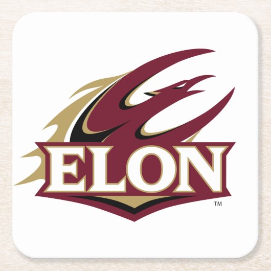 Elon Phoenix Logo Kartonnen Onderzetters (Voorkant)