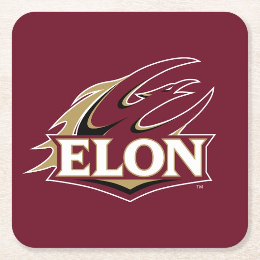 Elon Phoenix Logo Kartonnen Onderzetters (Voorkant)
