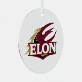 Elon Phoenix Logo Metalen Ornament (Voorkant Rechts)