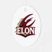 Elon Phoenix Logo Metalen Ornament (Voorkant links)