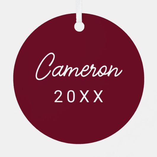 Elon Phoenix Logo Metalen Ornament (Achterkant)