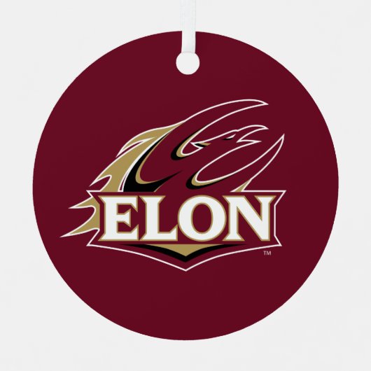 Elon Phoenix Logo Metalen Ornament (Voorkant)
