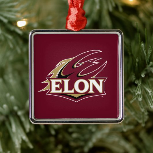 Elon Phoenix Logo Metalen Ornament (Boom)