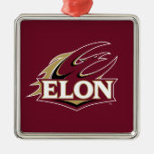 Elon Phoenix Logo Metalen Ornament (Voorkant)