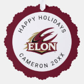 Elon Phoenix Logo Ornament Kaart (Achterkant)