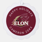 Elon Phoenix Logo Ornament Kaart (Achterkant)