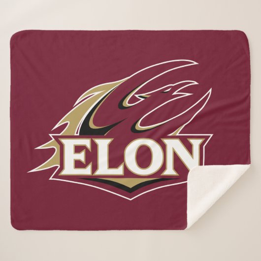 Elon Phoenix Logo Sherpa Deken (Voorkant (horizontaal))