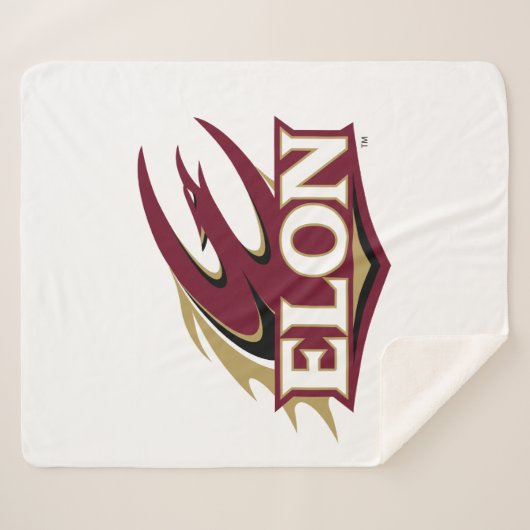 Elon Phoenix Logo Sherpa Deken (Voorkant (horizontaal))