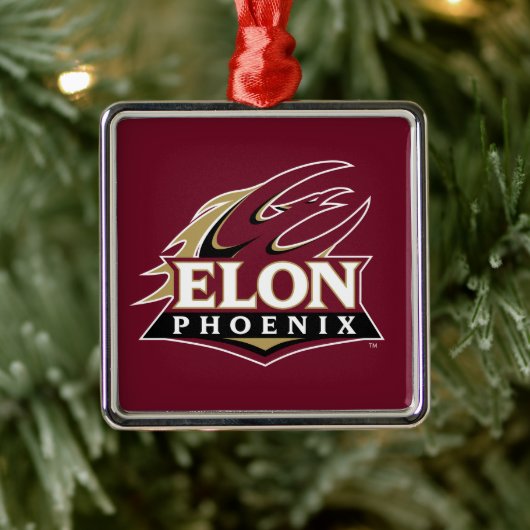 Elon Phoenix Metalen Ornament (Boom)