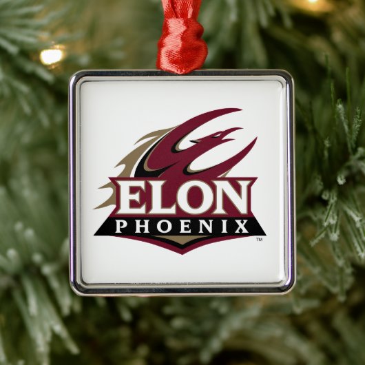 Elon Phoenix Metalen Ornament (Boom)